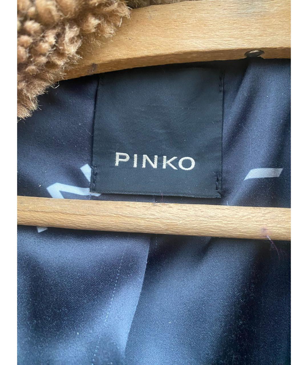 PINKO Коричневая шуба, фото 6