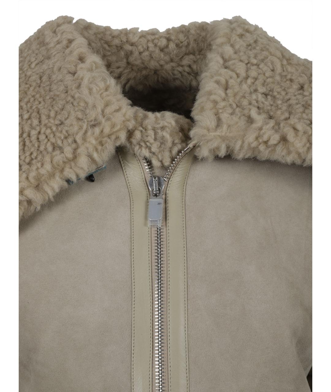 BURBERRY Бежевая замшевая куртка, фото 3