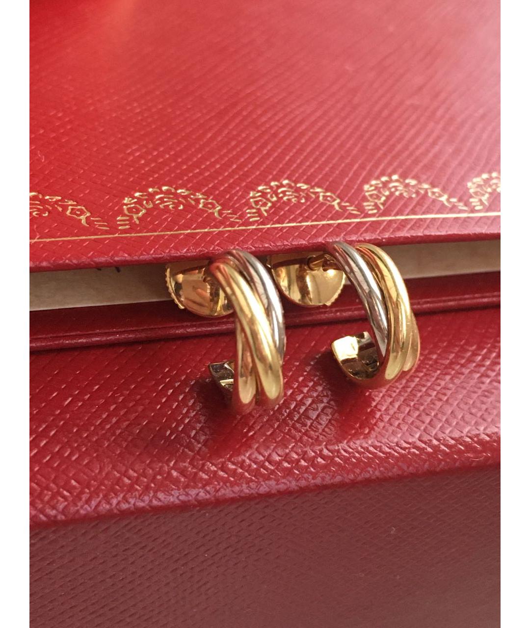 CARTIER Золотые серьги из розового золота, фото 3