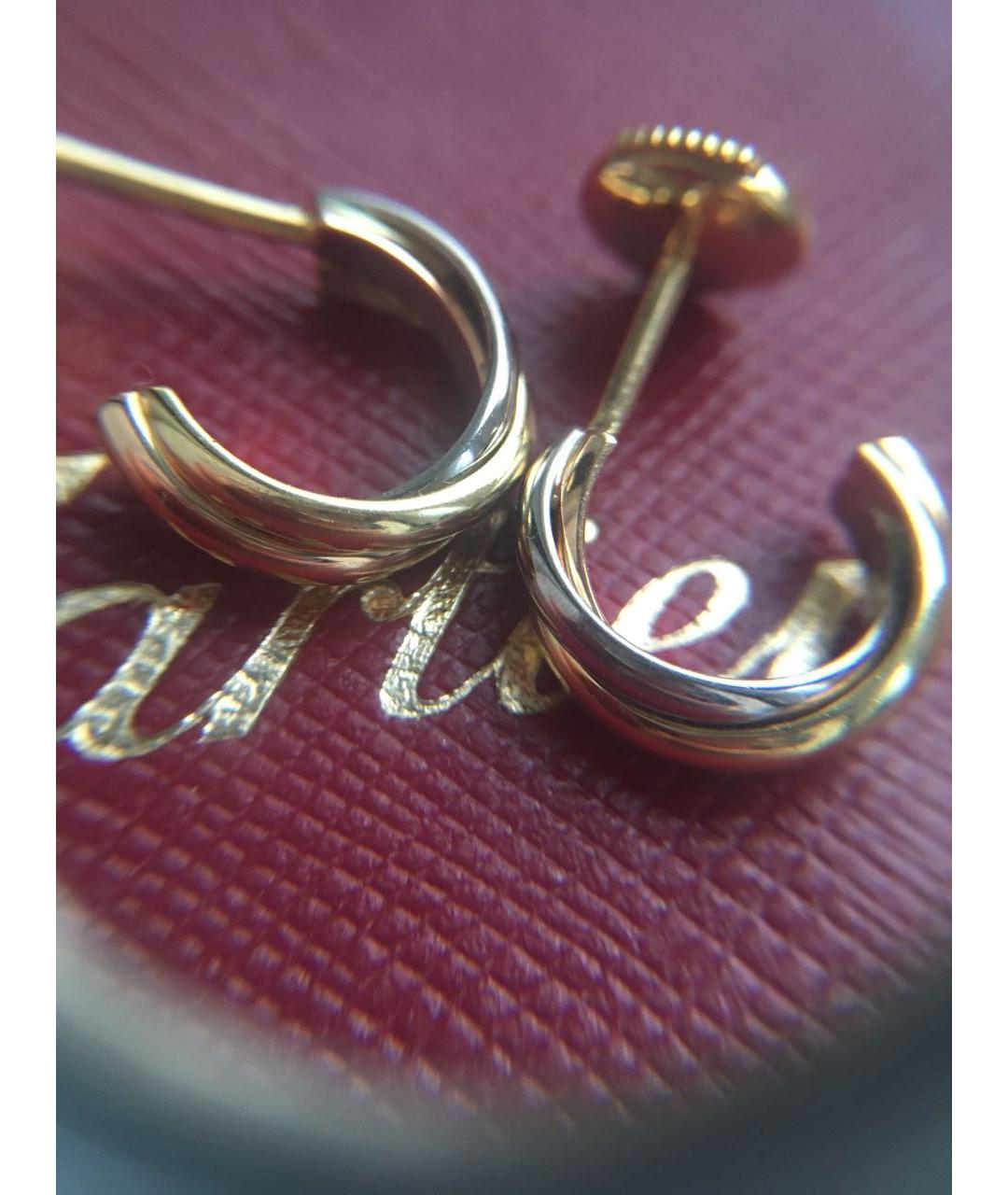 CARTIER Золотые серьги из розового золота, фото 8