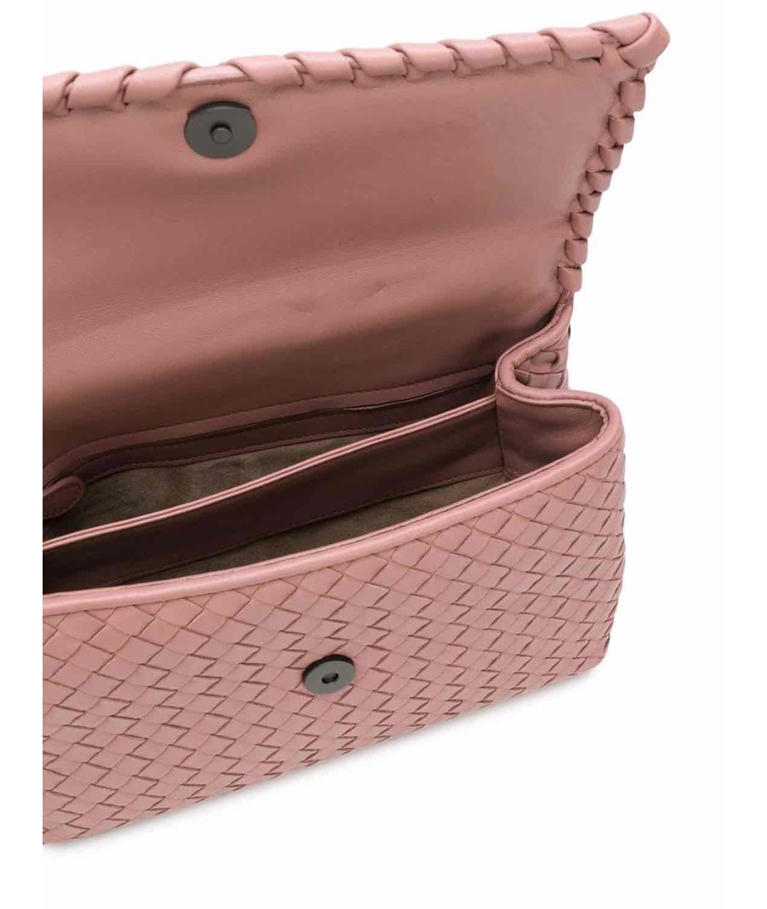 BOTTEGA VENETA Розовая кожаная сумка тоут, фото 4
