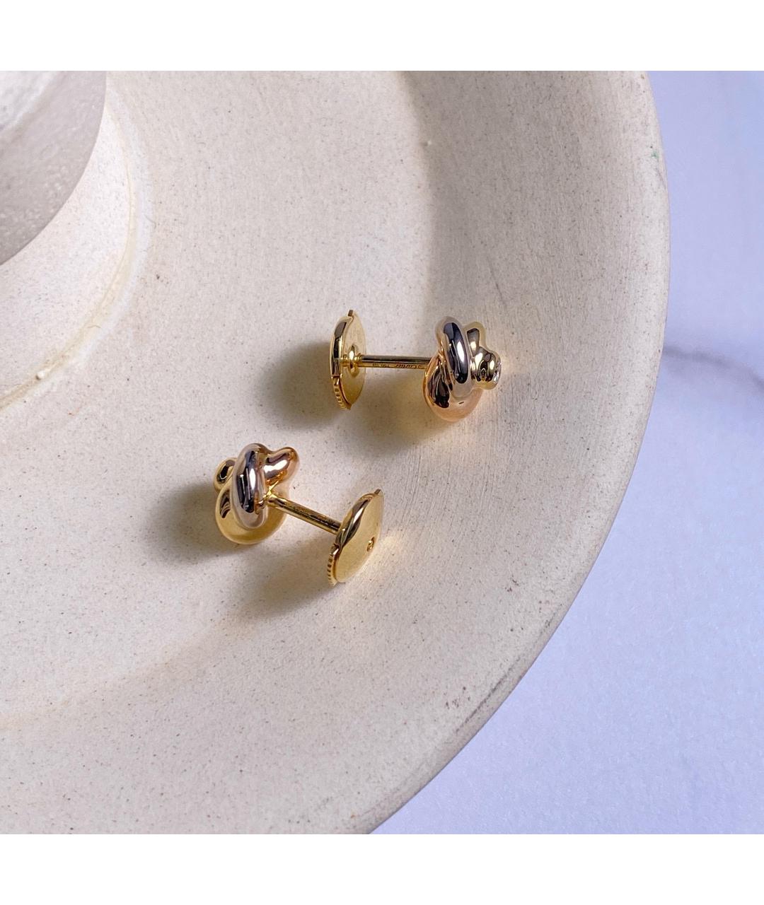 CARTIER Розовые серьги из розового золота, фото 2