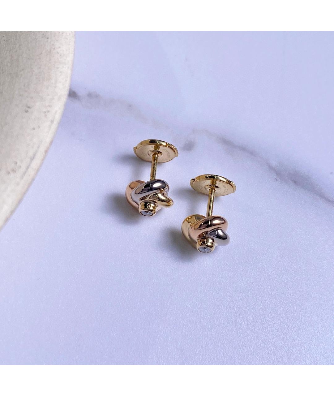 CARTIER Розовые серьги из розового золота, фото 4