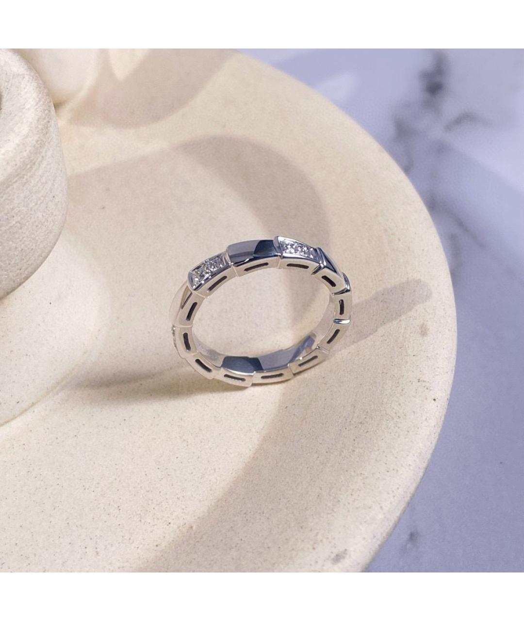 BVLGARI Белое кольцо из белого золота, фото 3