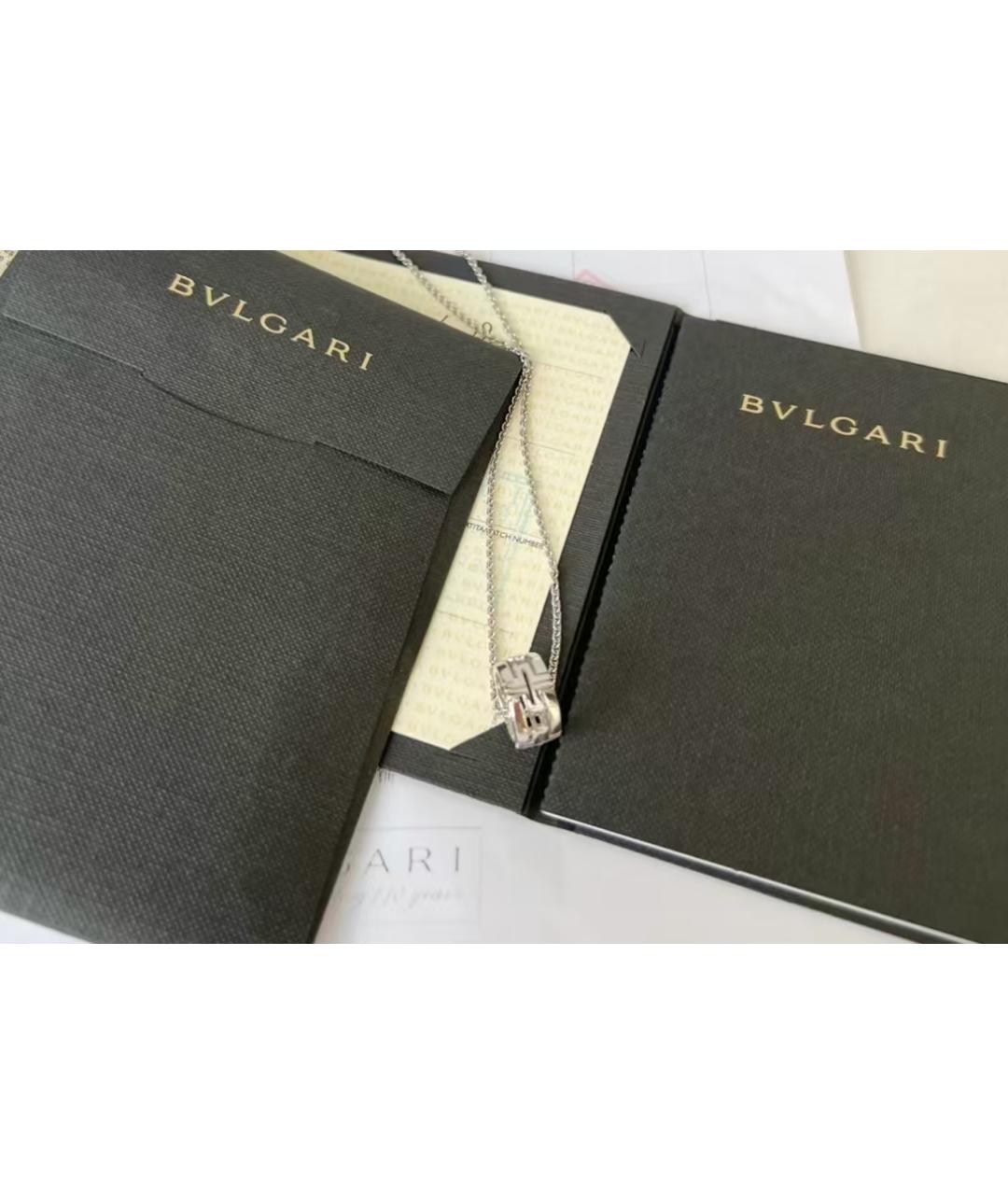 BVLGARI Серебряная подвеска из белого золота, фото 2