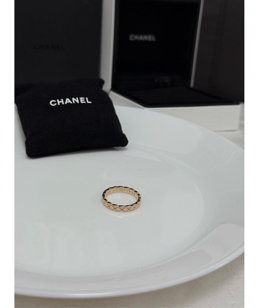 CHANEL Розовое кольцо из розового золота, фото 4