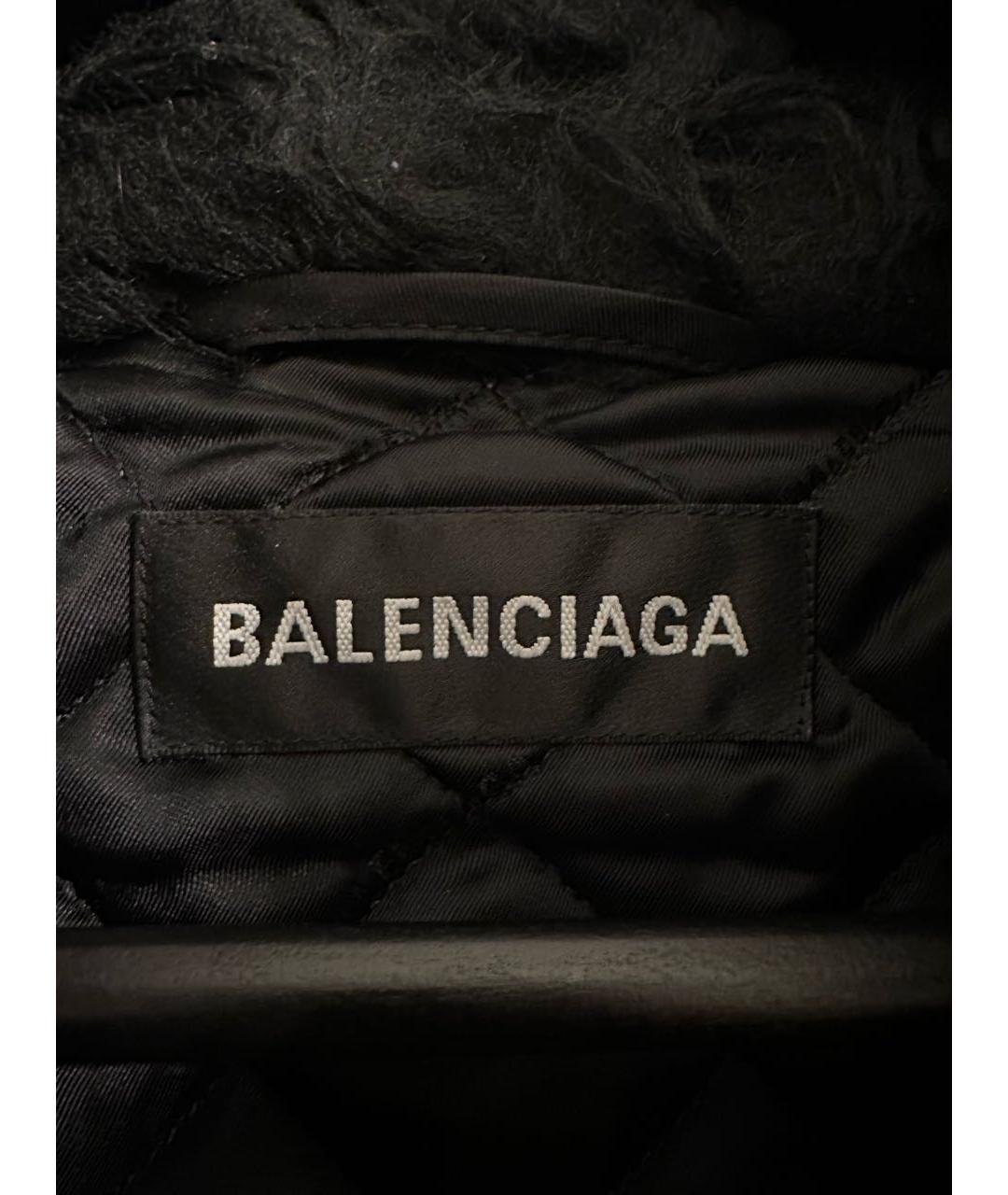 BALENCIAGA Черная шуба, фото 6