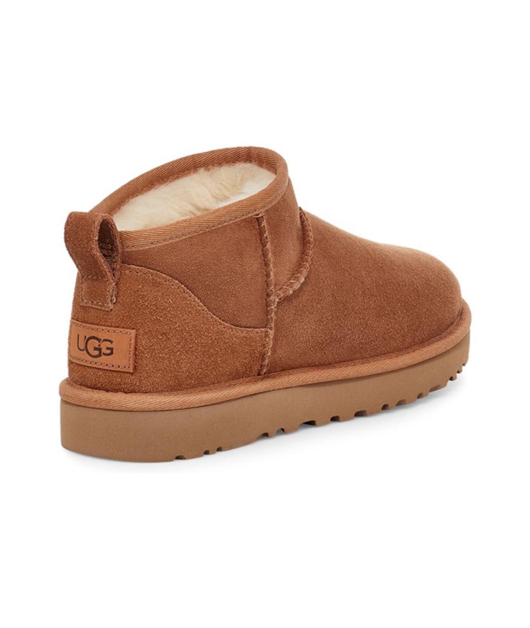 UGG AUSTRALIA Коричневые замшевые ботинки, фото 3