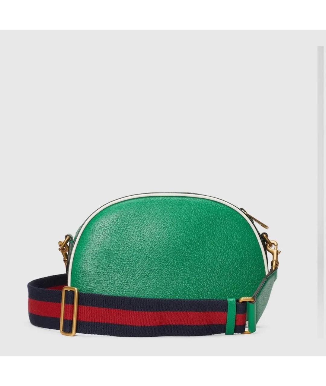 GUCCI Зеленая кожаная сумка на плечо, фото 3