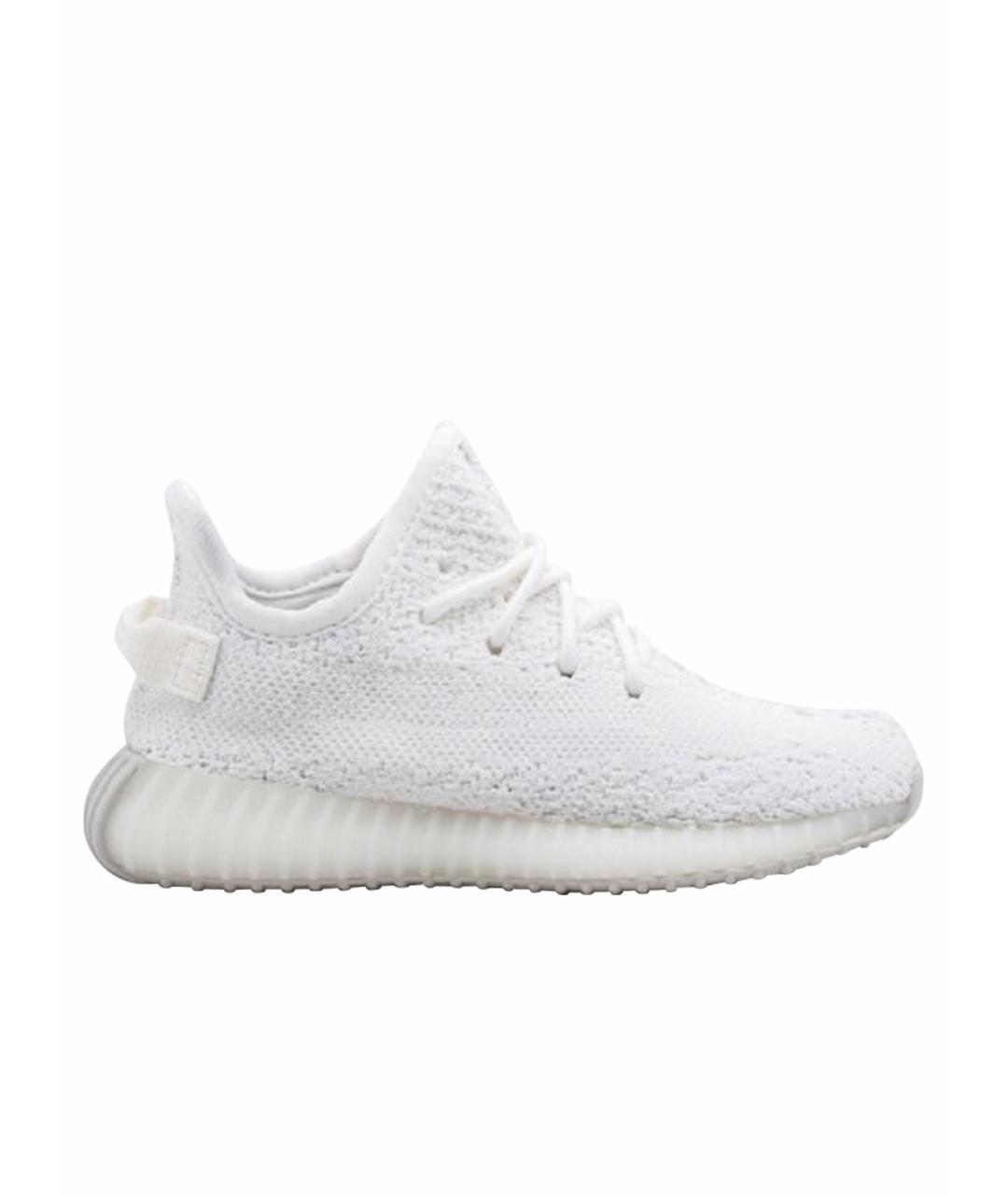 ADIDAS YEEZY Белые текстильные кеды, фото 1