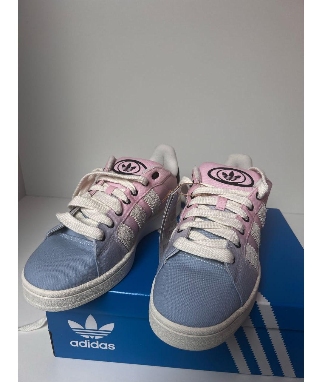 ADIDAS Белые текстильные кеды, фото 8