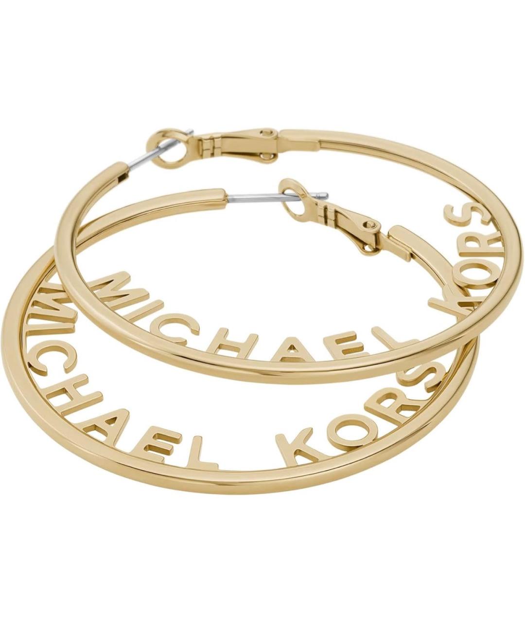 MICHAEL KORS Золотые серьги, фото 2