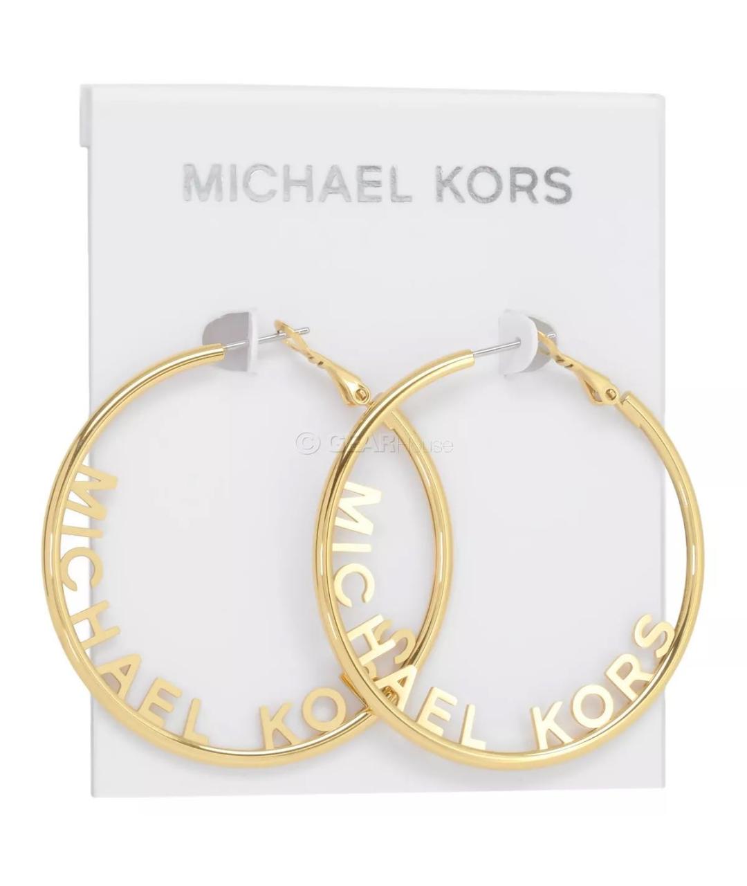 MICHAEL KORS Золотые серьги, фото 4