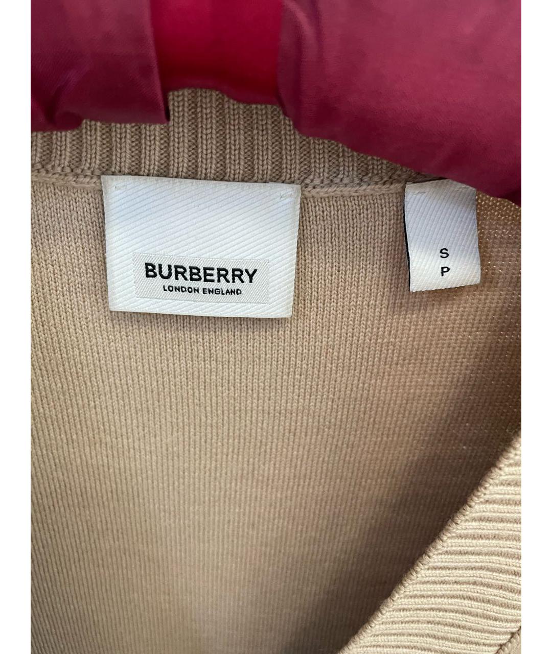 BURBERRY Шерстяной кардиган, фото 3