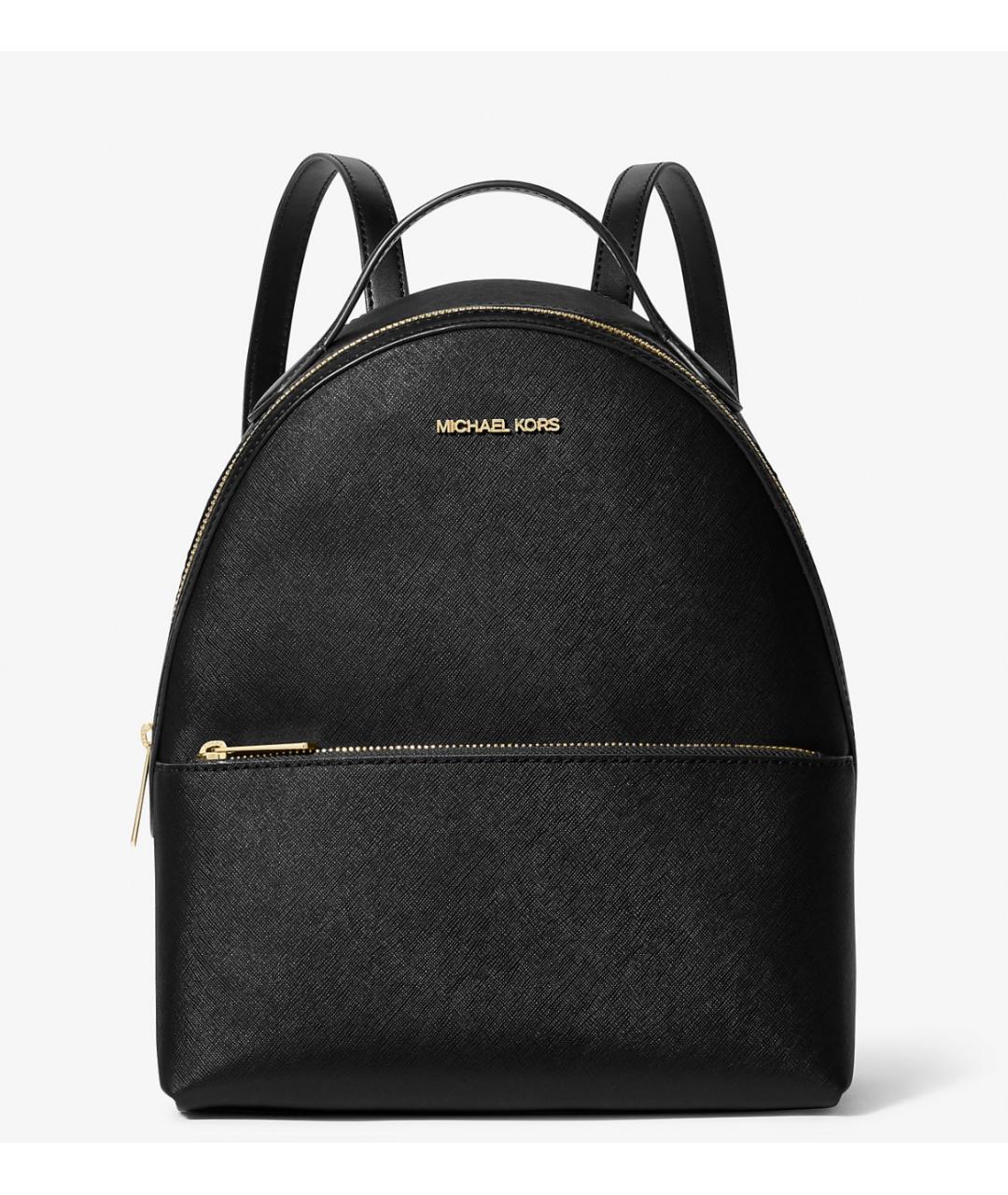 MICHAEL KORS Черный рюкзак из искусственной кожи, фото 8