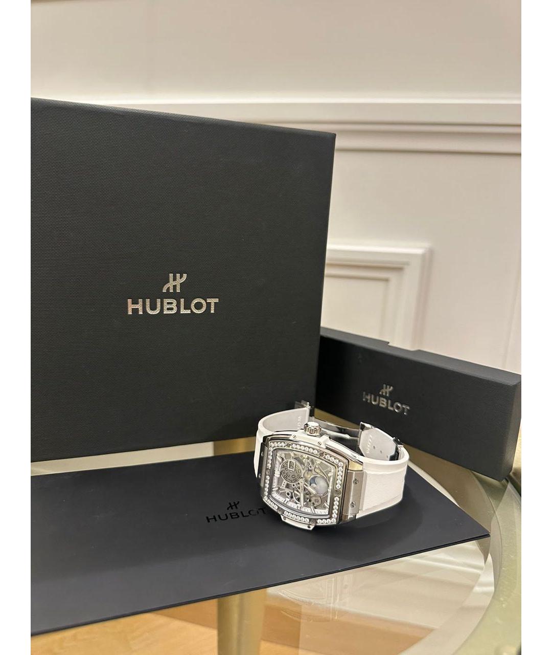 HUBLOT Белые часы из белого золота, фото 3