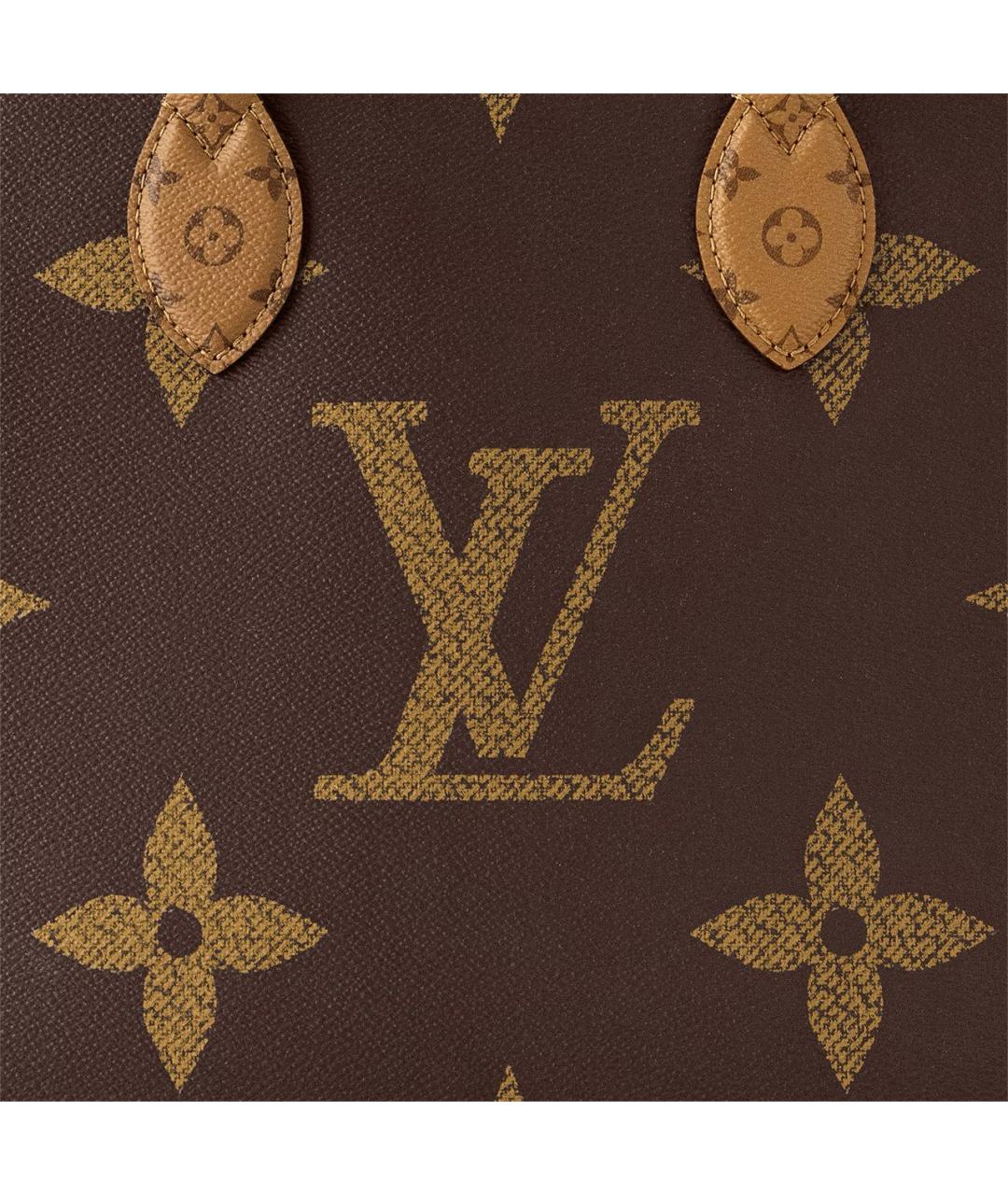 LOUIS VUITTON Коричневая сумка тоут, фото 6