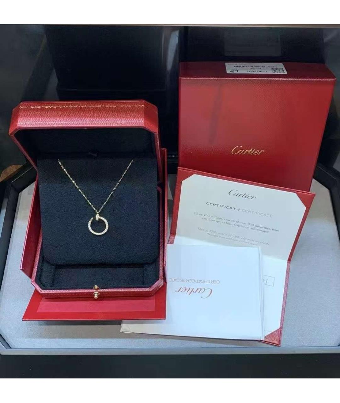 CARTIER Золотое колье из розового золота, фото 2