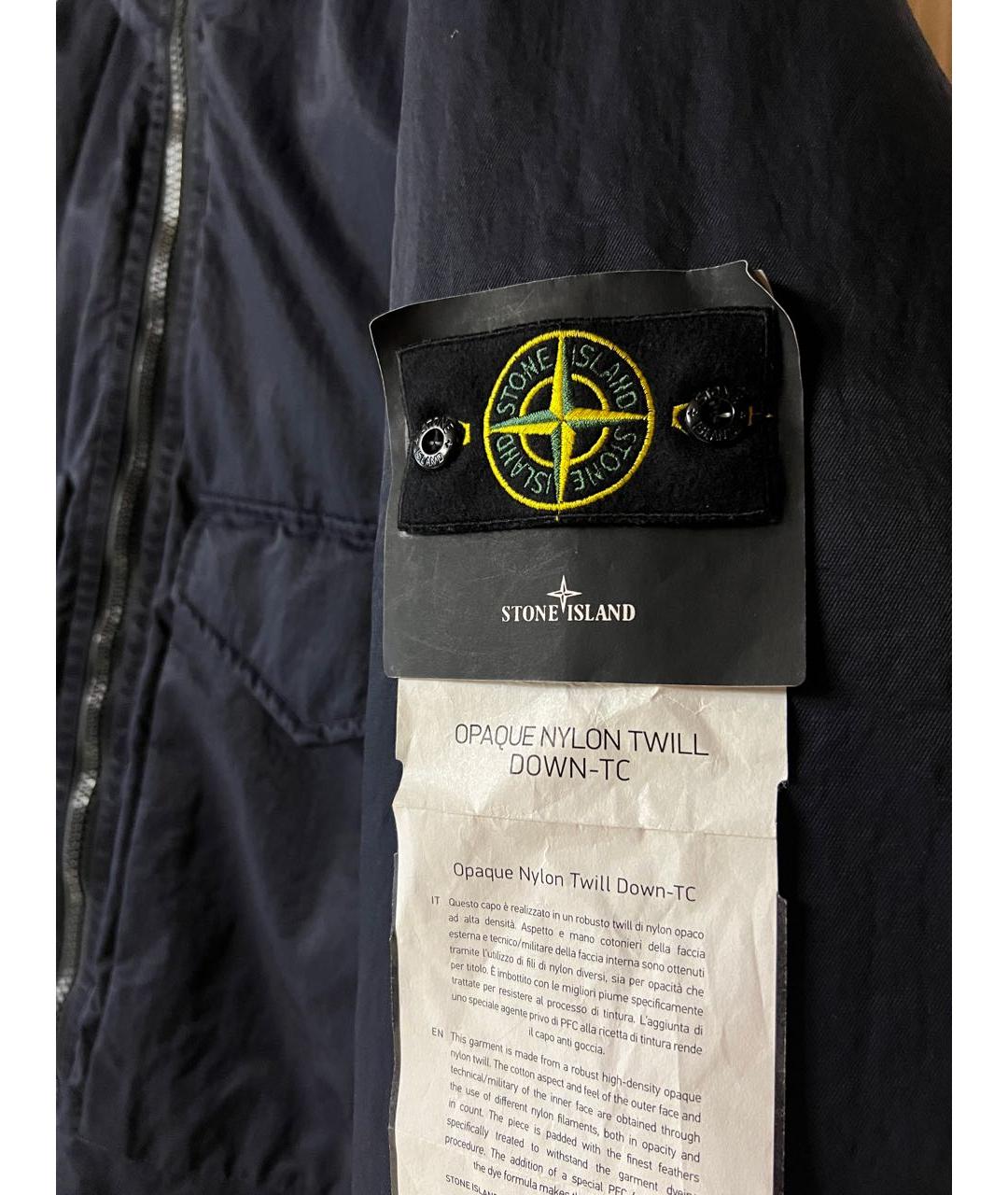 STONE ISLAND Черная полиамидовая куртка, фото 8