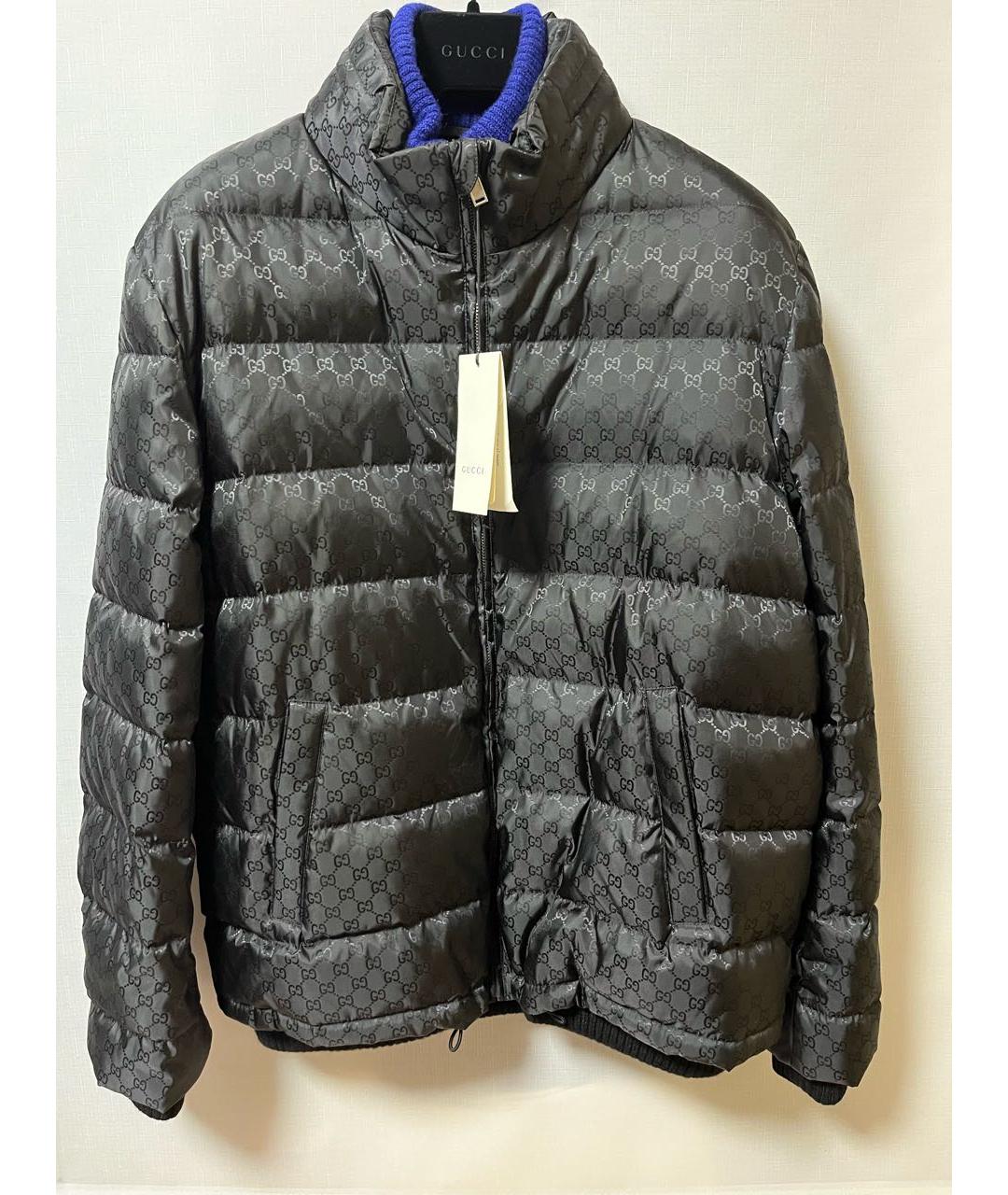 GUCCI Черная полиэстеровая куртка, фото 8