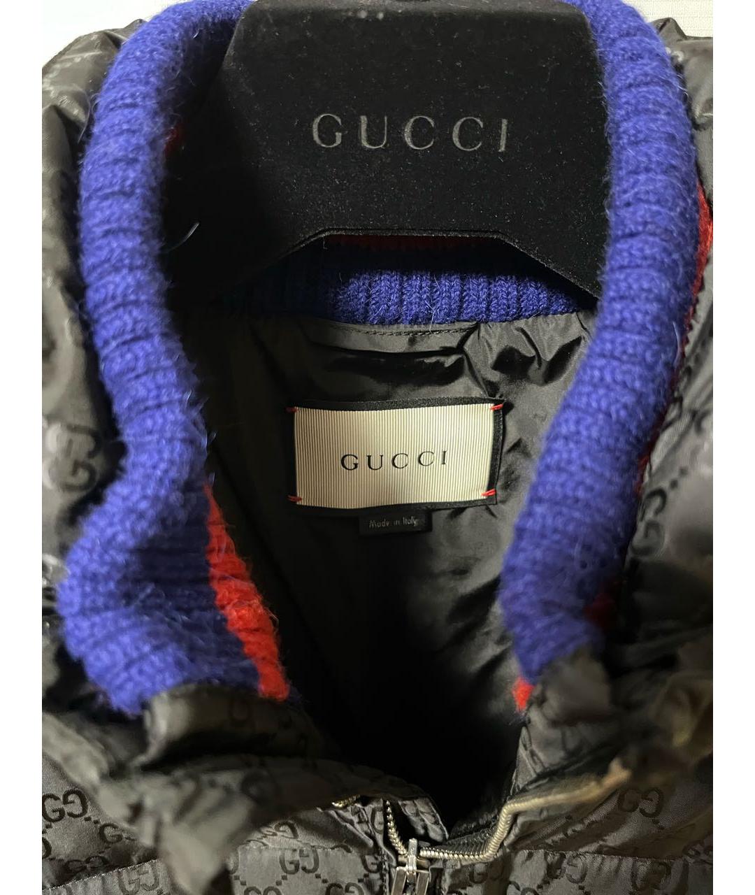 GUCCI Черная полиэстеровая куртка, фото 3