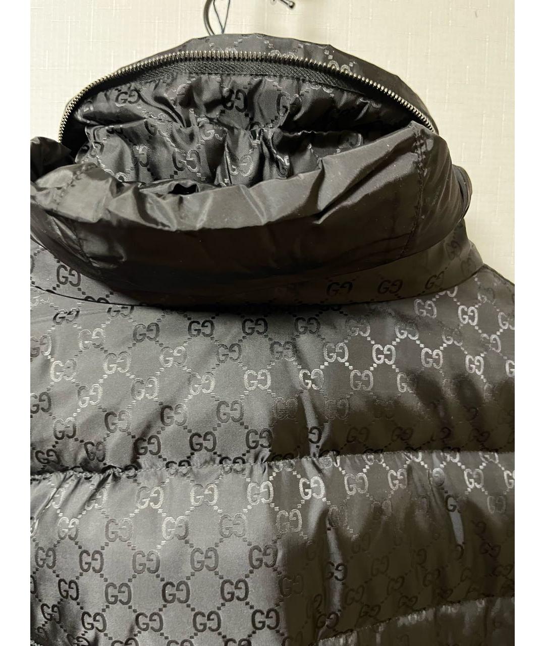 GUCCI Черная полиэстеровая куртка, фото 5