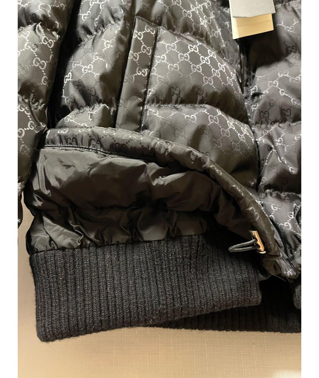 GUCCI Черная полиэстеровая куртка, фото 6