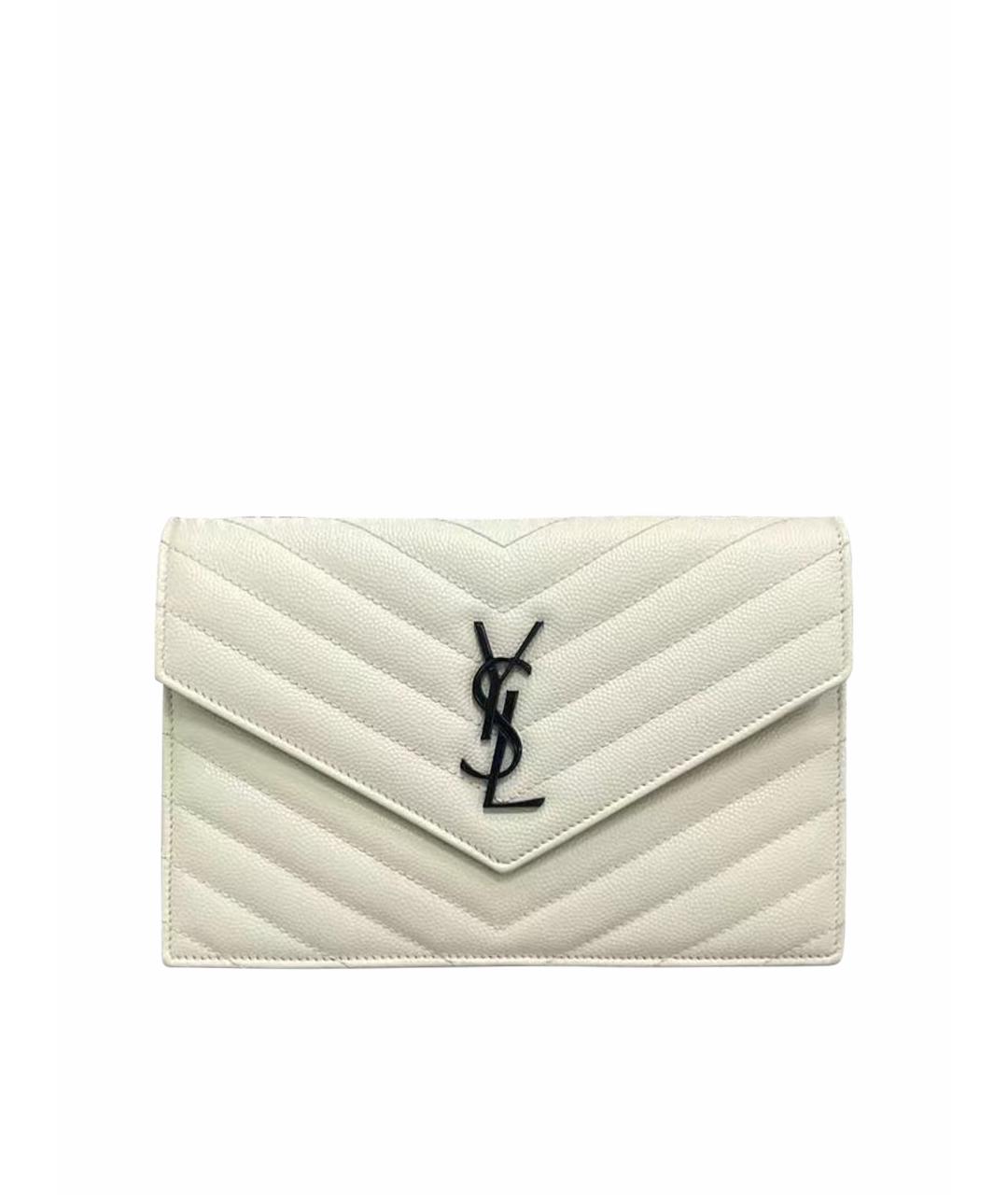 SAINT LAURENT Белая сумка через плечо, фото 1