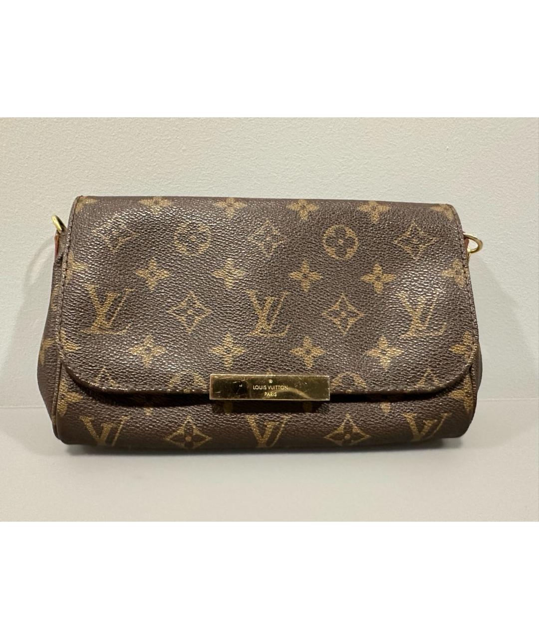 LOUIS VUITTON Коричневая сумка через плечо, фото 6