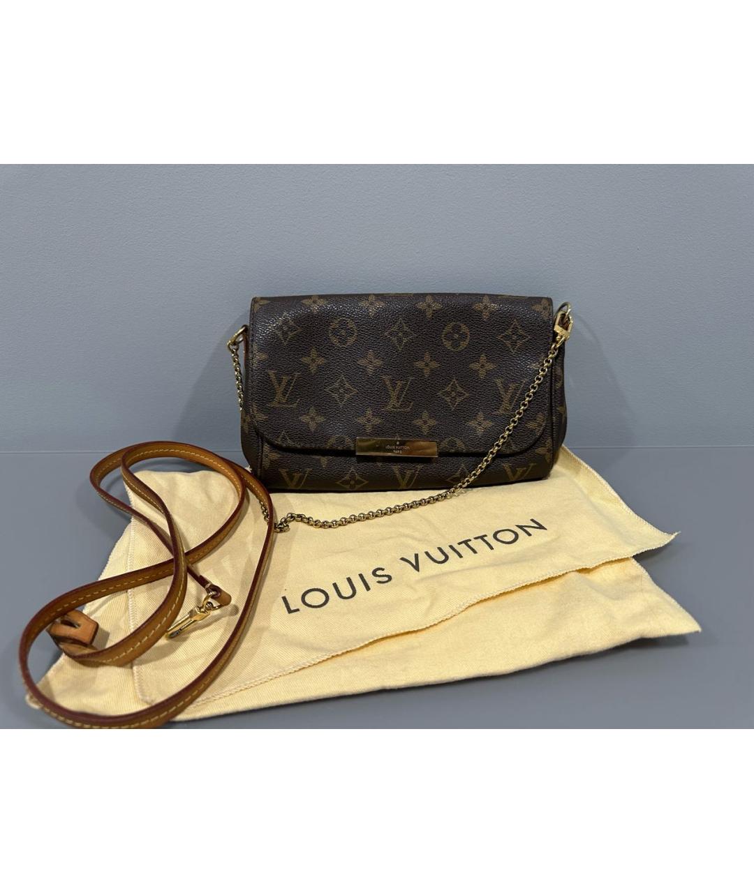 LOUIS VUITTON Коричневая сумка через плечо, фото 2