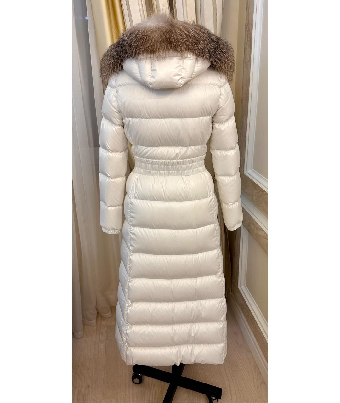 MONCLER Белый пуховик, фото 2