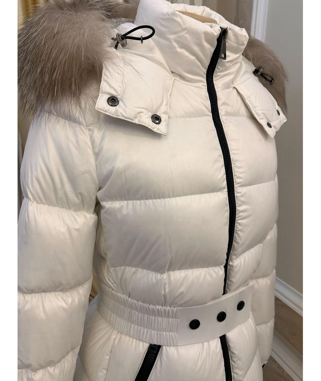 MONCLER Белый пуховик, фото 5