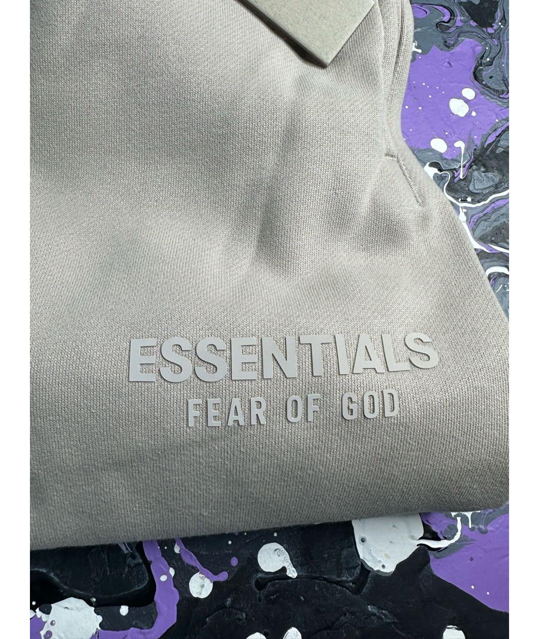 FEAR OF GOD ESSENTIALS Бежевые спортивные брюки и шорты, фото 5