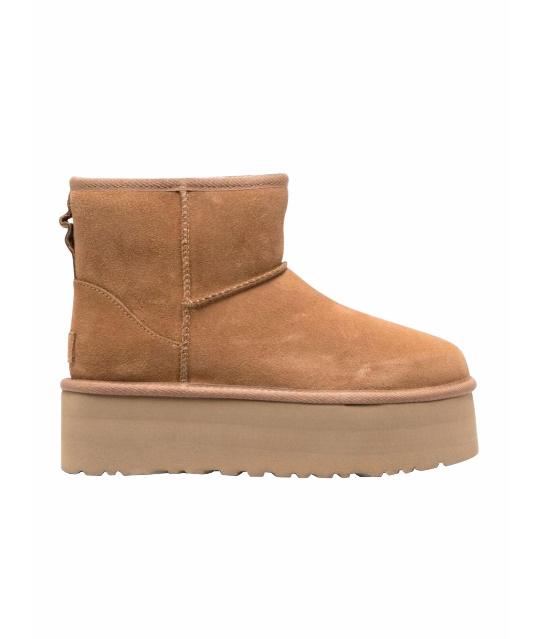 UGG AUSTRALIA Коричневые замшевые ботинки, фото 1