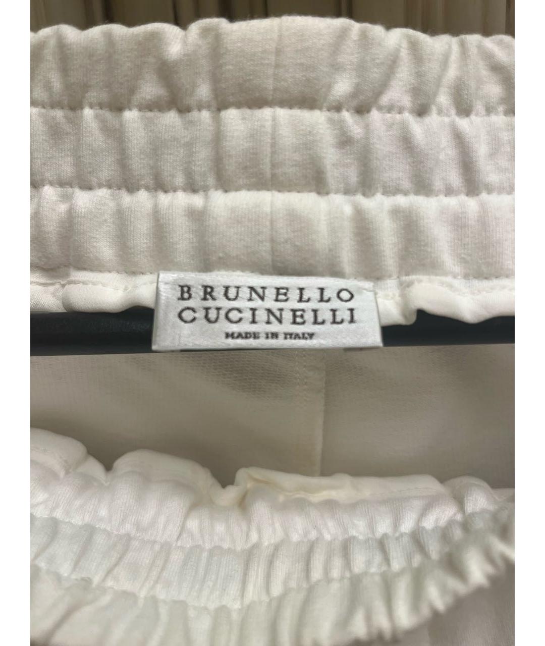 BRUNELLO CUCINELLI Белый хлопковый спортивные костюмы, фото 3