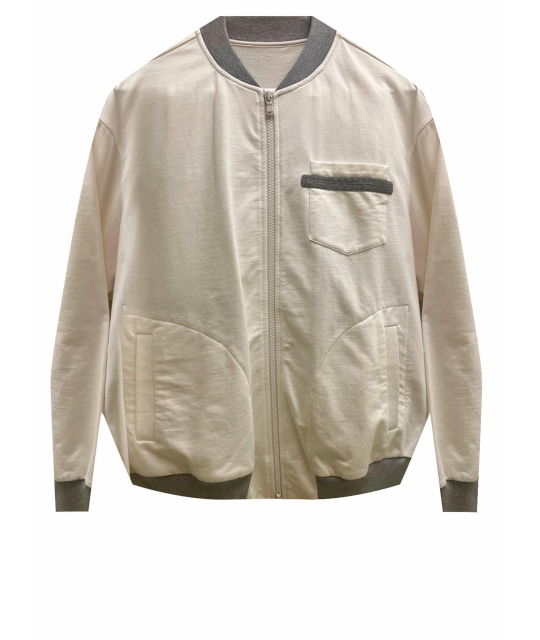 BRUNELLO CUCINELLI Белый хлопковый спортивные костюмы, фото 1