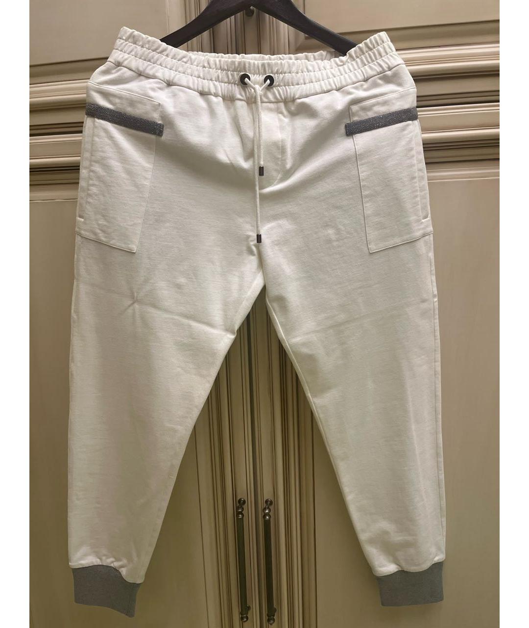 BRUNELLO CUCINELLI Белый хлопковый спортивные костюмы, фото 2
