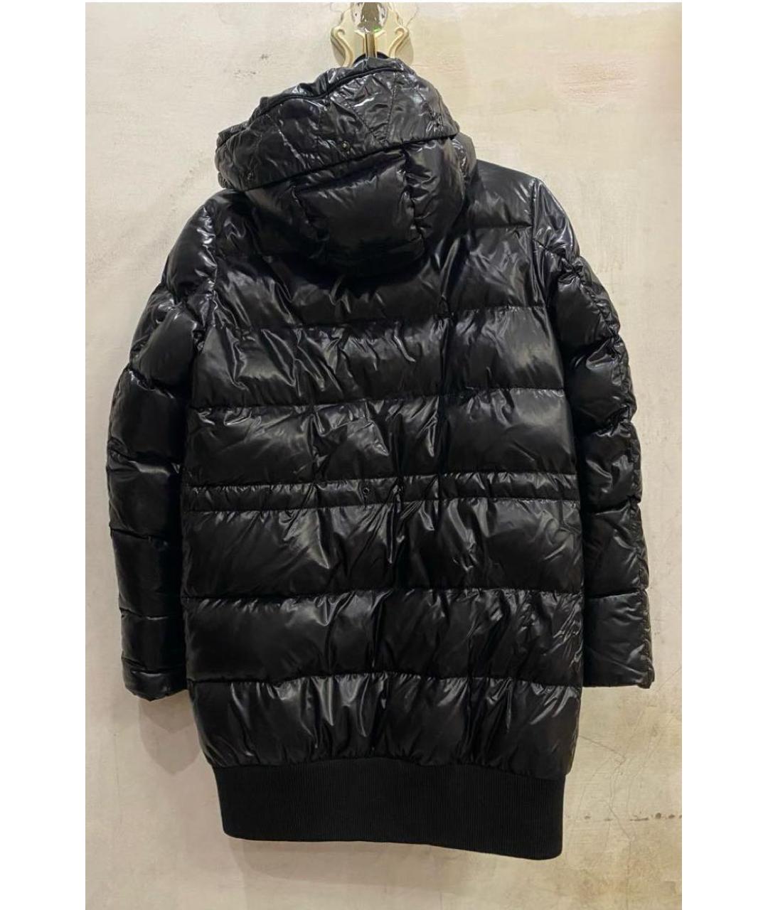 MONCLER Черный пуховик, фото 2