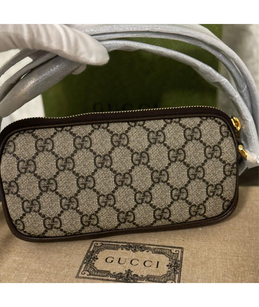 GUCCI Коричневая сумка через плечо, фото 3