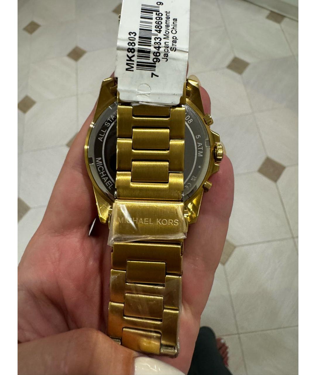 MICHAEL KORS Золотые часы, фото 3