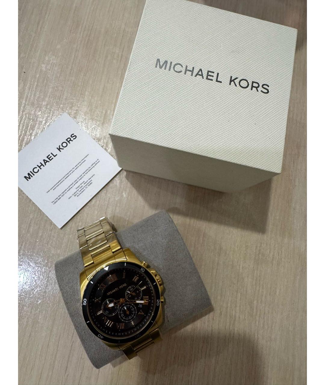 MICHAEL KORS Золотые часы, фото 4