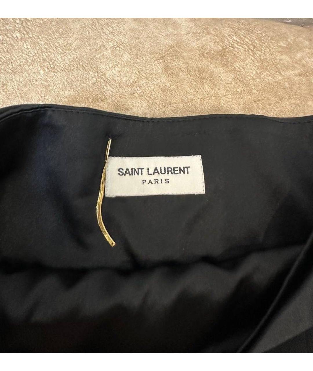 SAINT LAURENT Черные шорты, фото 3