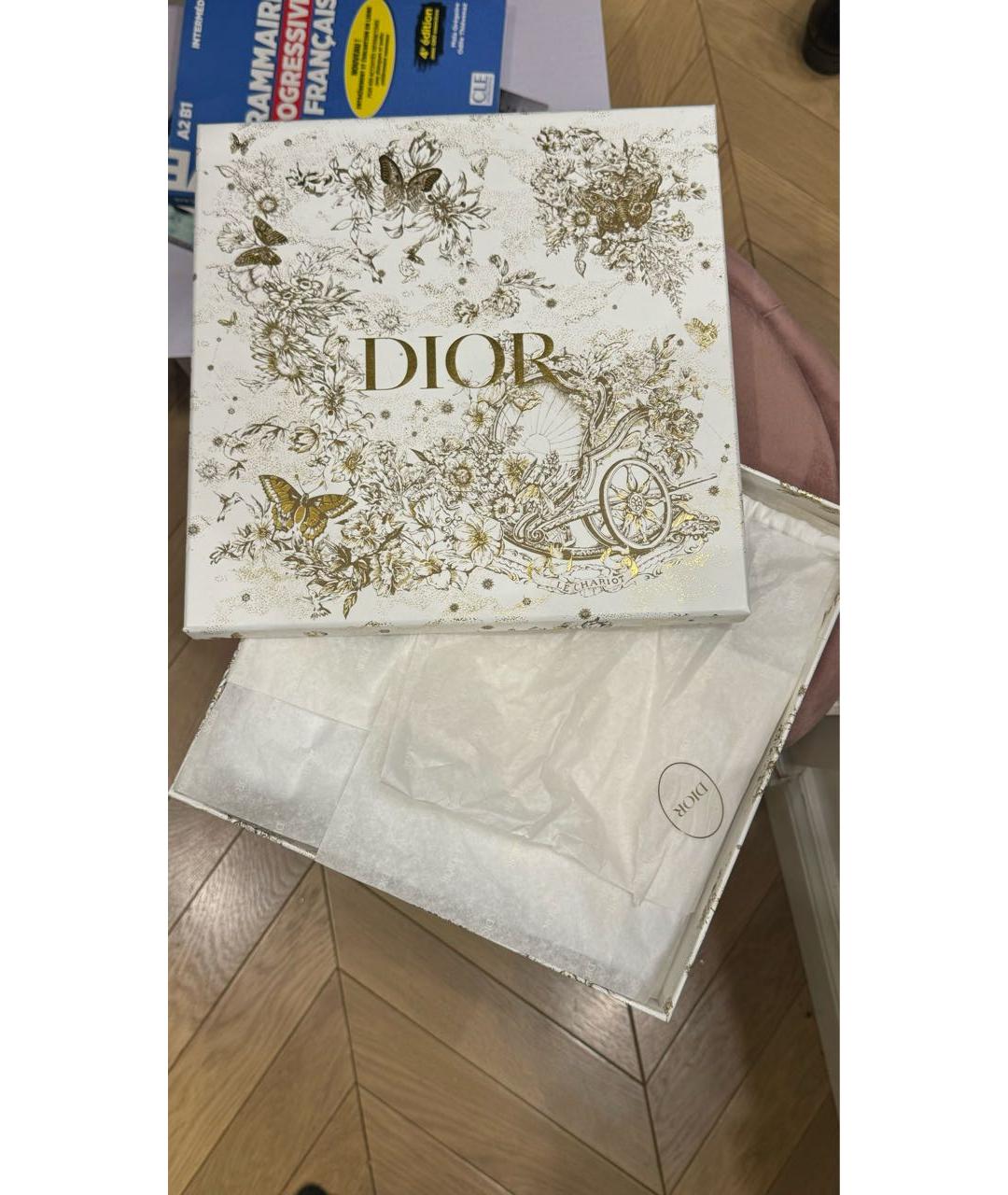 CHRISTIAN DIOR Бордовая тканевая сумка с короткими ручками, фото 6