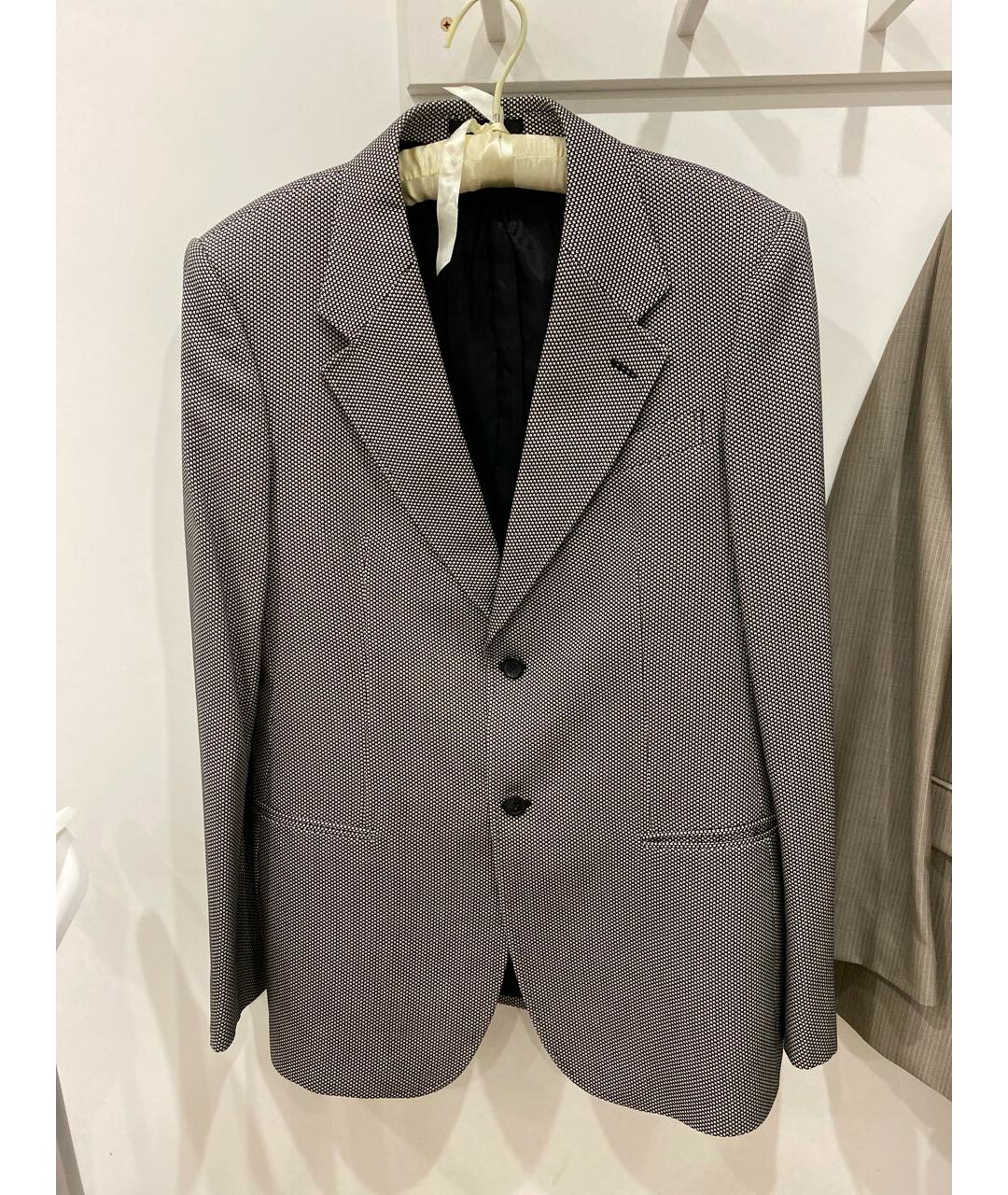 EMPORIO ARMANI Серый вискозный пиджак, фото 6