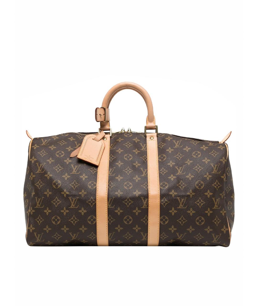 LOUIS VUITTON Коричневая дорожная/спортивная сумка, фото 1