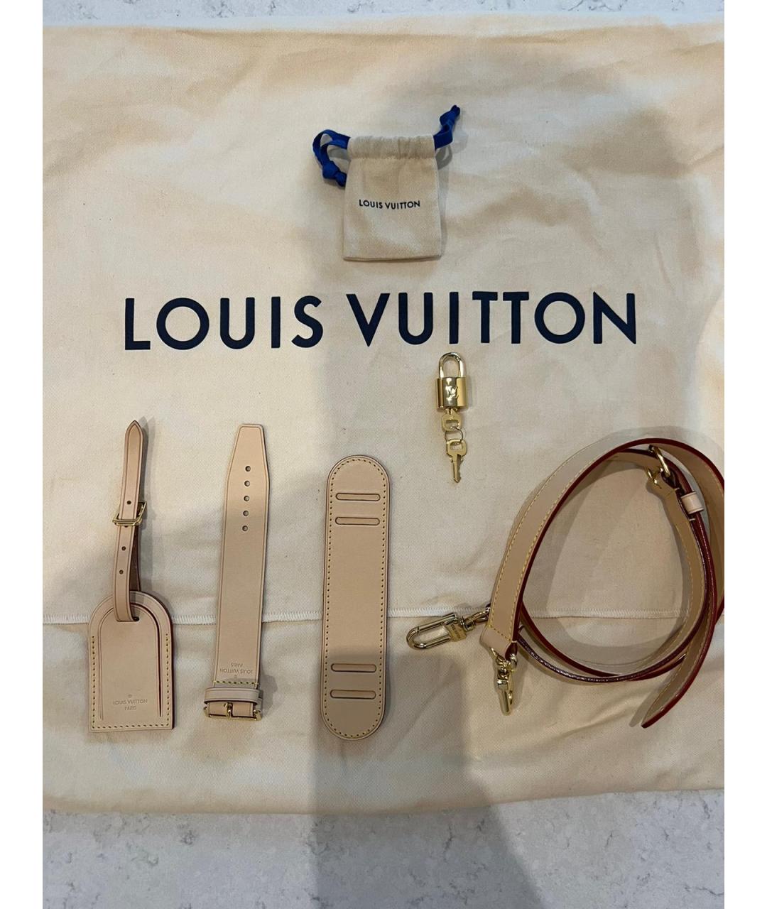 LOUIS VUITTON Коричневая дорожная/спортивная сумка, фото 6