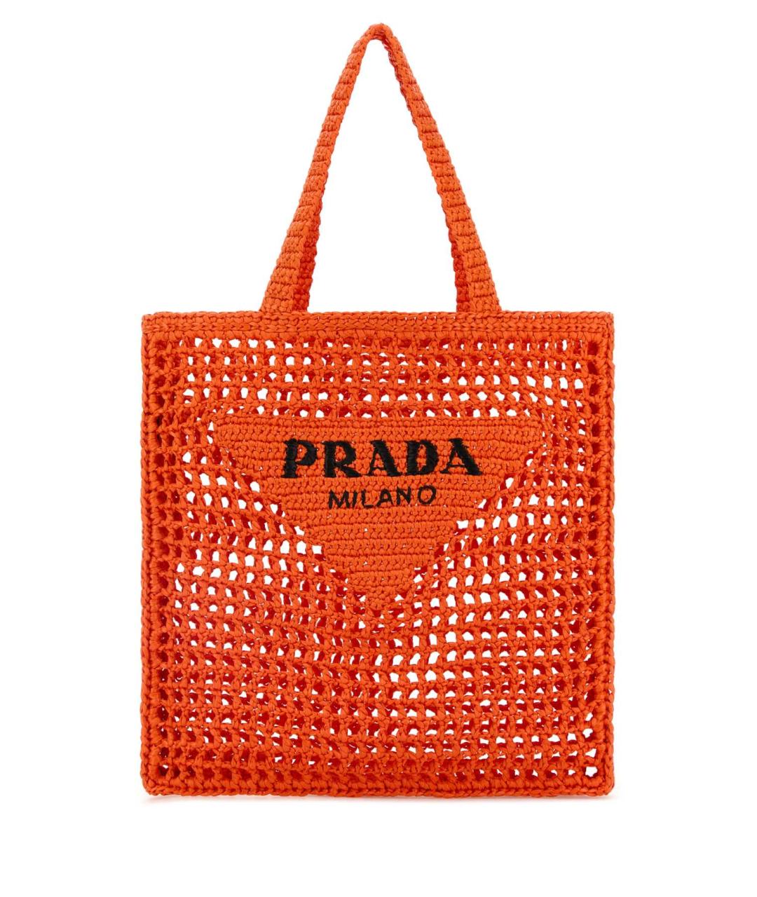 PRADA Оранжевая сумка тоут, фото 1