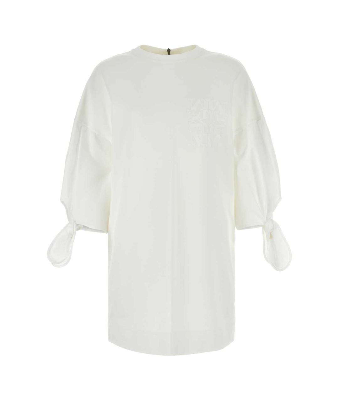 MAX MARA Белое полиамидовое повседневное платье, фото 1