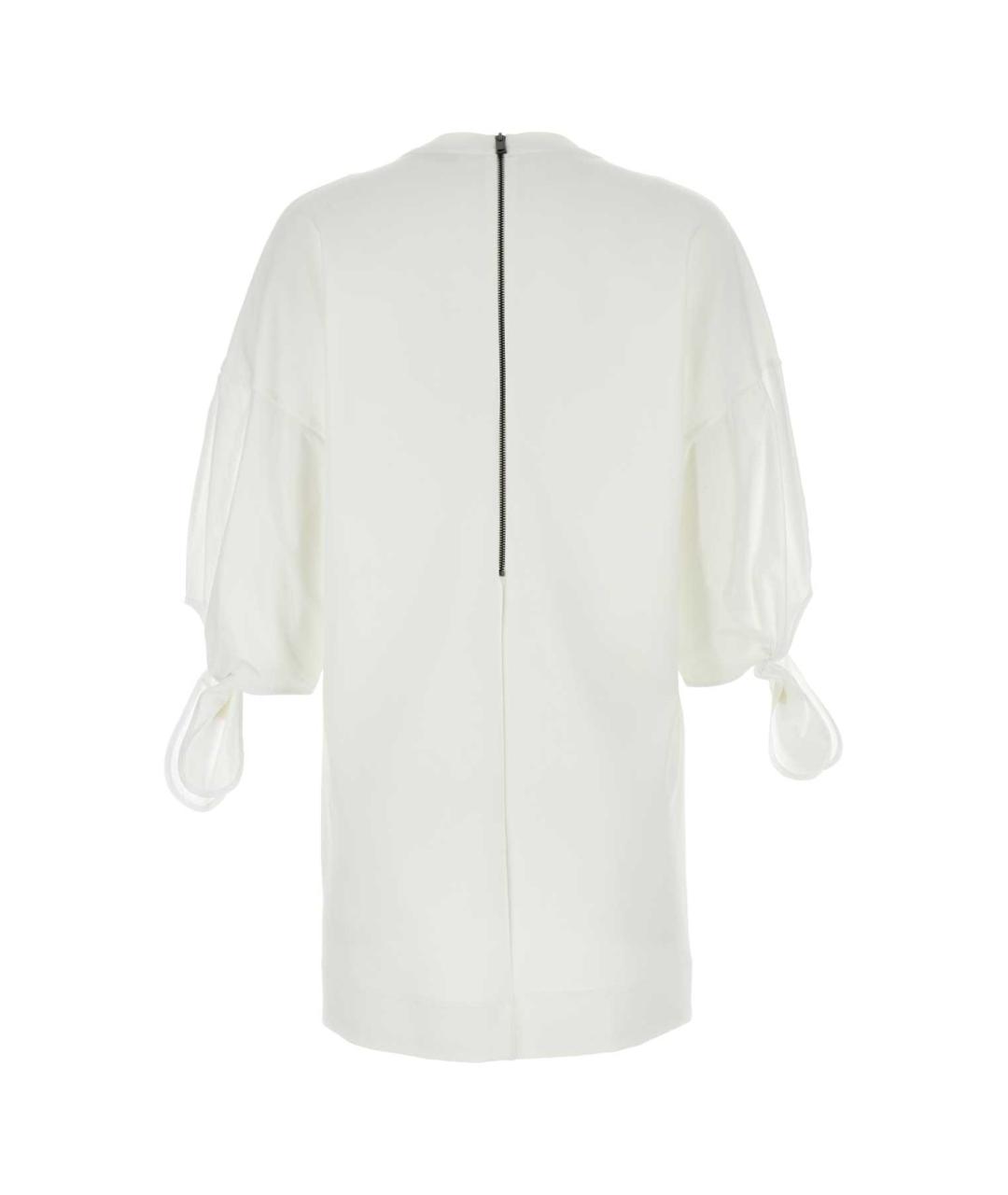 MAX MARA Белое полиамидовое повседневное платье, фото 2