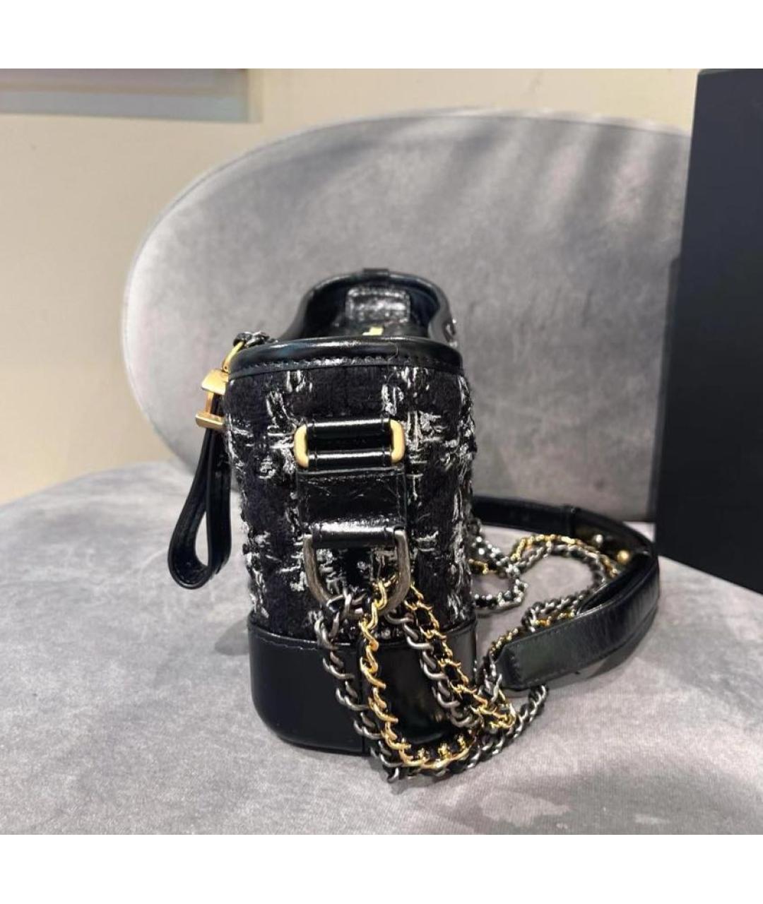 CHANEL Черная сумка через плечо, фото 3